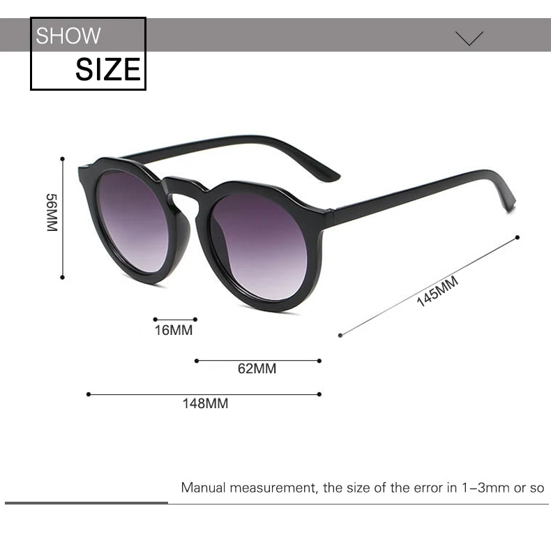 Oec cpo vintage runde sonnenbrille frauen marke designe mode orange sonnenbrille für weibliche farben uv400 brillen oculos de sol – Detail 2