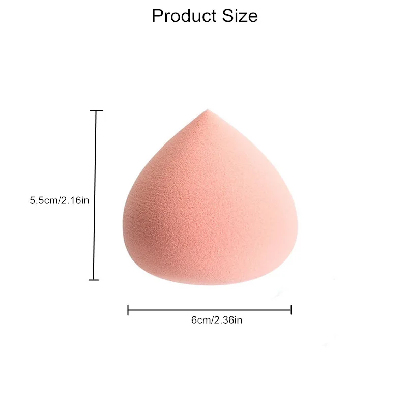 Makeup Sponge Puff Beauty Egg Powder & Foundation Face Cream Cosmetic Peach Sponges and Box Makeup Blending Women Beauty Tool