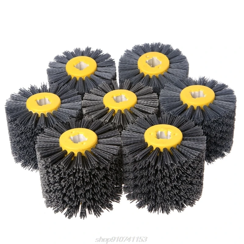 

Deburring Abrasive Wire Drawing Round Brush Head Polishing Grinding Buffer Wheel N13 20 Dropshipping