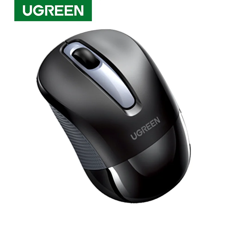 UGREEN Mouse Wireless Ergonomic Shape Silent Click 2400 DPI For MacBook Tablet Computer Laptop PC Mice Quiet 2.4G Wireless Mouse