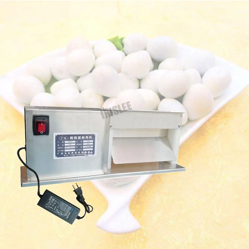 

\Commercial Electric Quail Egg Sheller Peeling Machine Stainless Steel Quail Egg Peeler Machine Bird Egg Shelling Machine