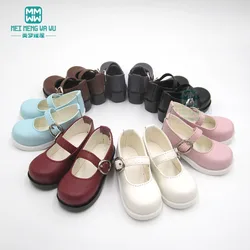 Mini zapatos de tacón para muñeca BJD SD10 SD13, 7,5x3,5 cm, accesorios para muñecas, 1/3