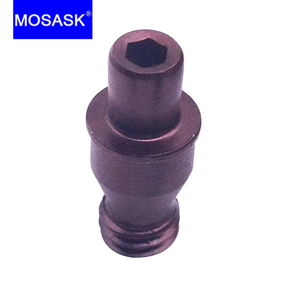 MOSASK 10PCS Clamp Pin Schraube Druck Platte Typ Arbor Drehmaschine Hartmetall Wolfram Metall Arbeits Klinge Schraube