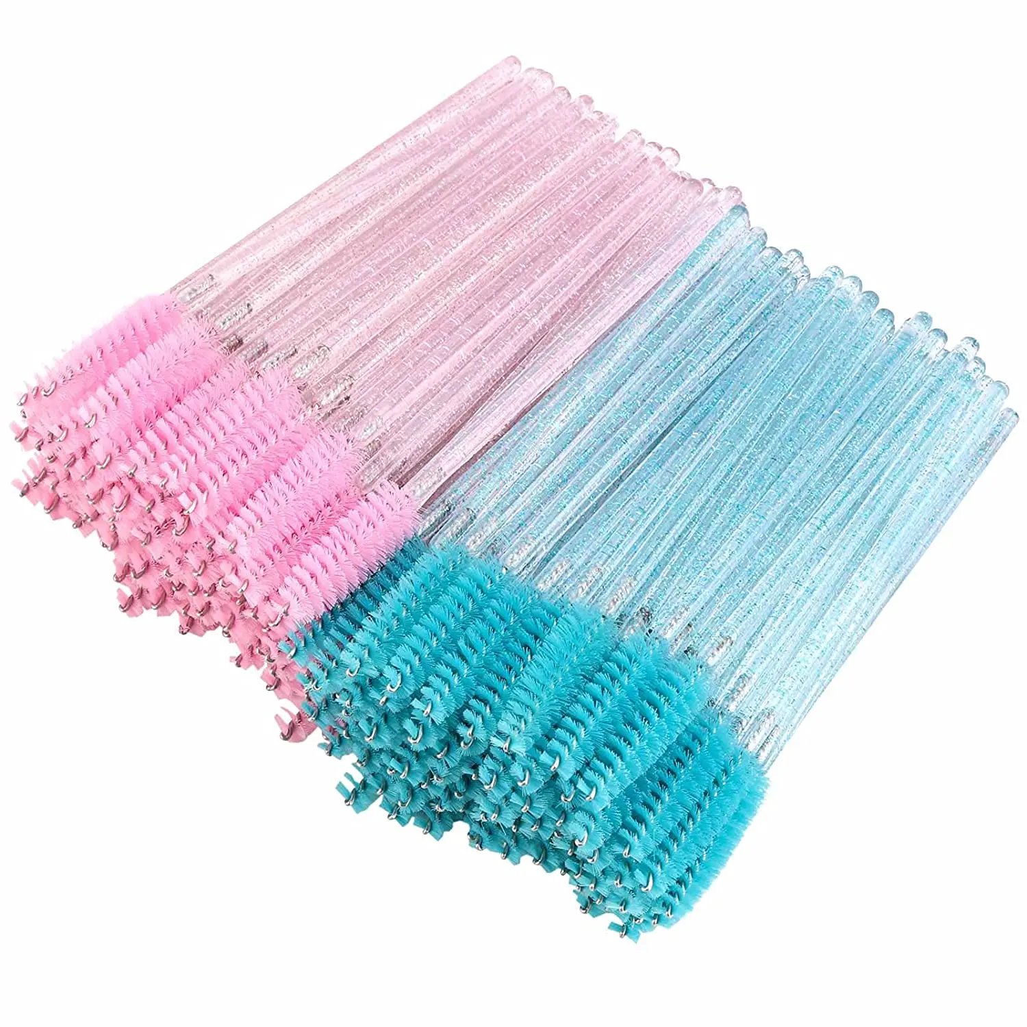 

Disposable Eyelash Makeup Brushes Applicators Crystal Handle Glitter Mascara Wands 1000pcs