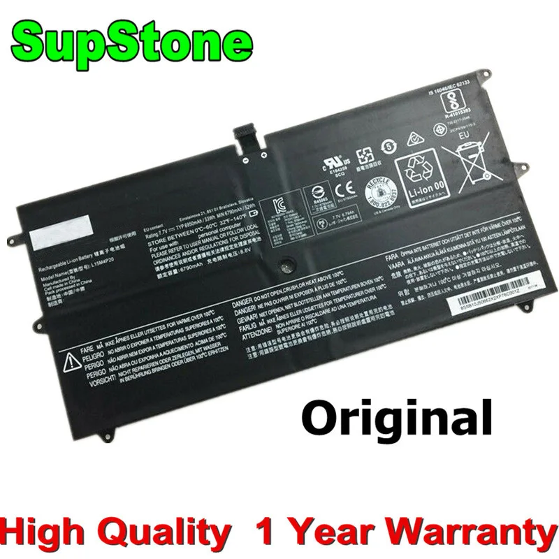 SupStone New L15M4P20 L15L4P20 Laptop Battery For Lenovo YOGA 900S-12ISK,YOGA 4S 80ML001WGE 80ML001QIV 80ML 5B10J50662