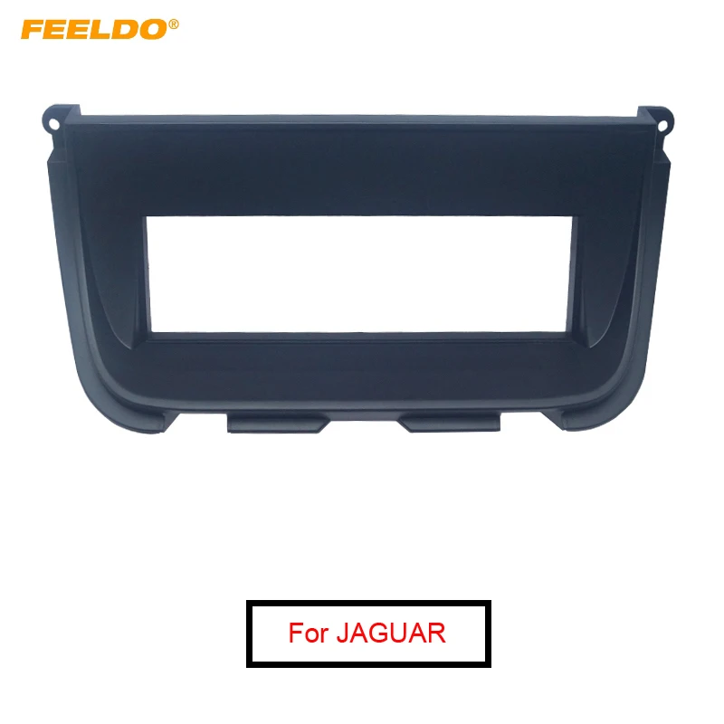 

FEELDO Car 1DIN Stereo CD Radio Fascia Panel Frame For JAGUAR XJ (European) Dashboard Installation Mount Kit #AM5226