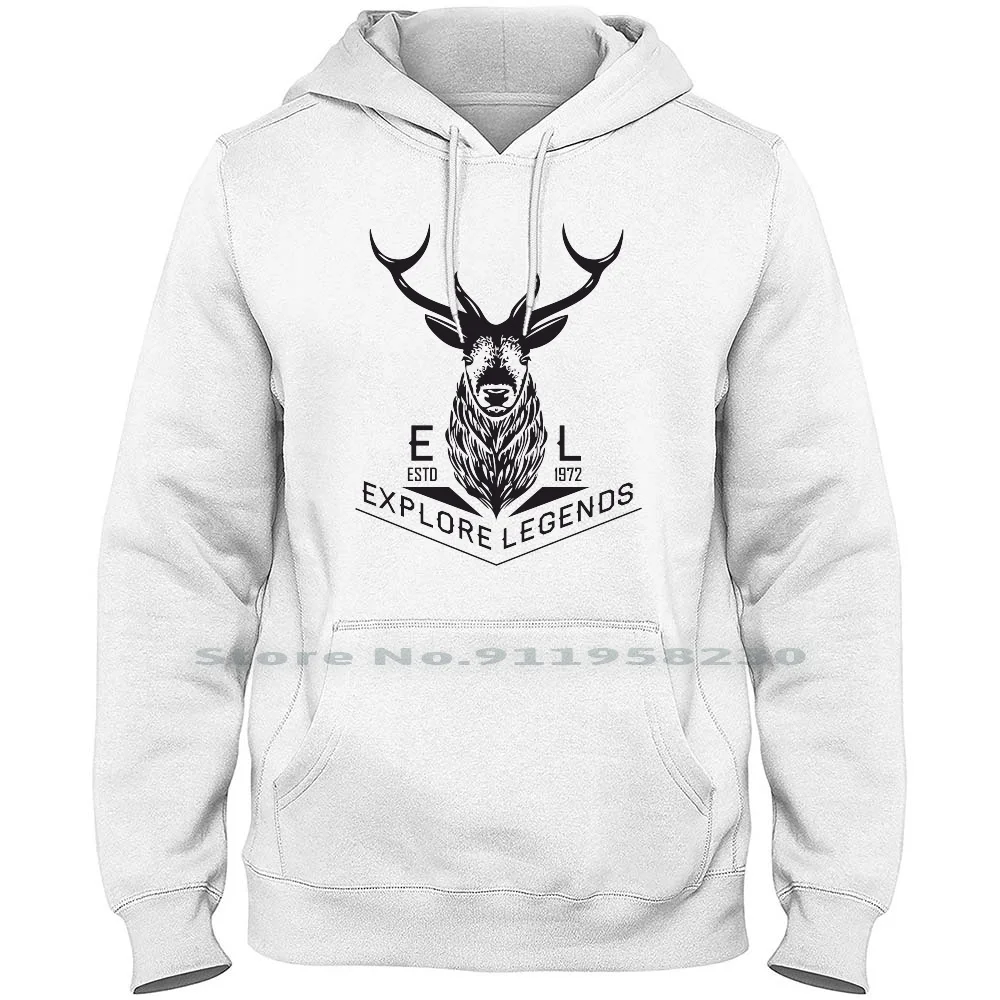 Explore Legends Men Women Hoodie Pullover Sweater 6XL Big Size Cotton Explore Legend Leg End Up