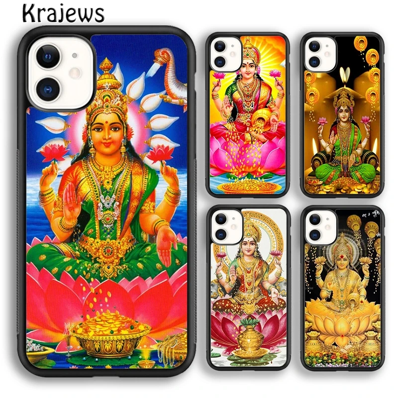 Lakshmi Hindu Goddess Phone Case Cover For iPhone 15 SE2020 14 6 7 8 plus XS XR 11 12 mini 13 pro max coque Shell Fundas