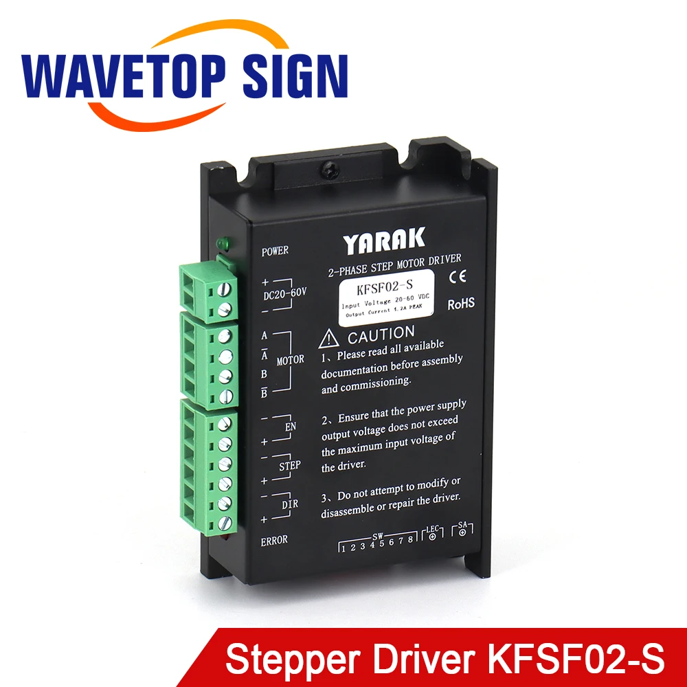 

WaveTopSign Yueming Stepper Motor Driver YARAK KFSF02-S Replace Y2S3060-S for Laser Engraving and Cutting Machine