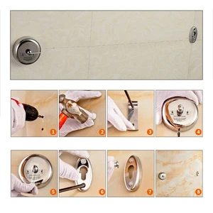 حبل الغسيل قابل للسحب شماعات الغسيل منظم مجفف الملابس الفولاذ المقاوم للصدأ تجفيف الرف حبل التخزين المنزلي أعلى 10 بيع يتقلص حبل الغسيل - No6