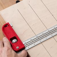 T-type Hole Ruler Professional Combination Square Angle Ruler Adjustable Protractor Right Angle Ruler Carpenter Measuring Tools