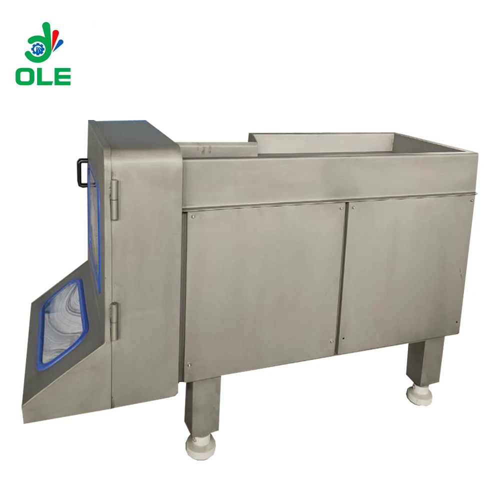 500-600kg/h Beef Cubes Cutter Machine Hydraulic Meat Dicer Cube Cutting Machine