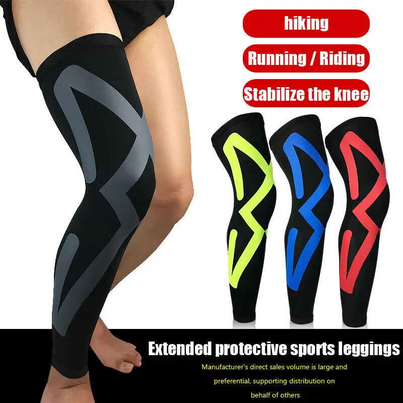 Knee Leg Sleeve Compression Braced Support Sport Pain Arthritis Relief Running Knee Pads Compression Knee Support Protection