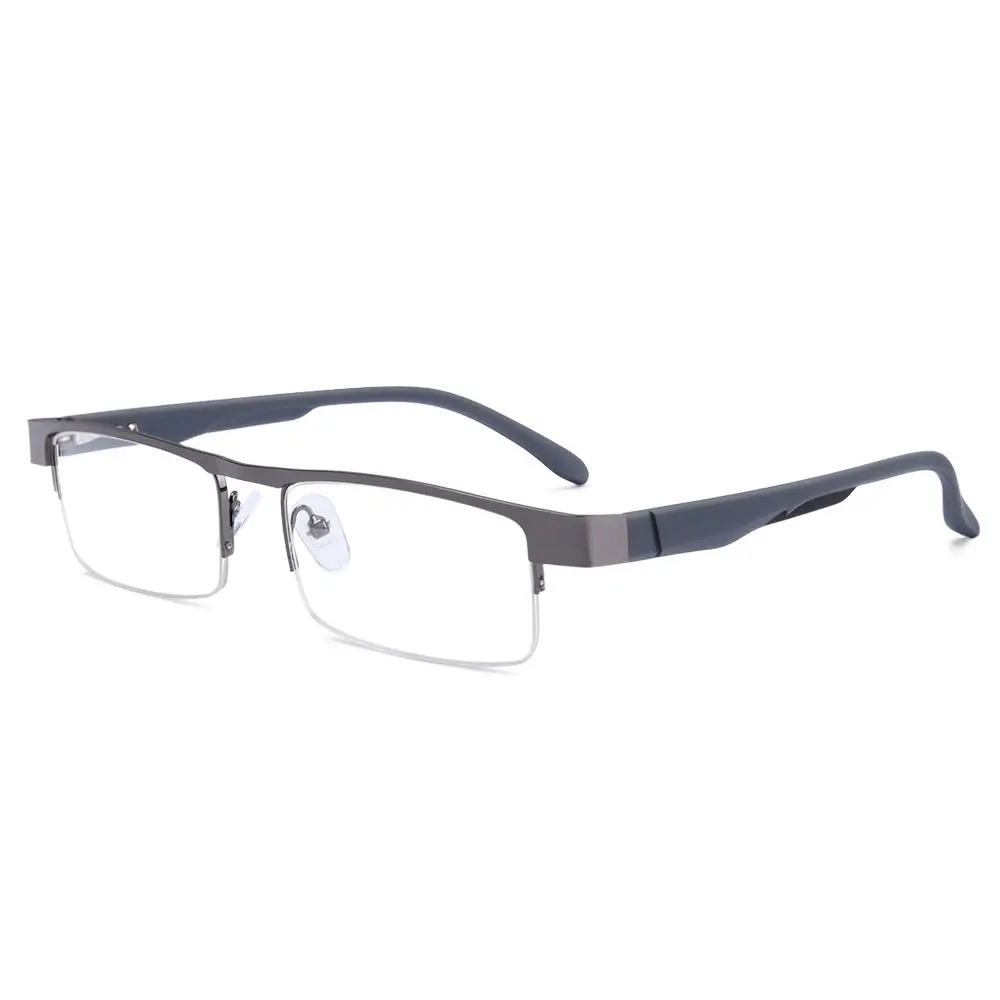 

Office School Portable Half Frame Vintage Ultra Light Frame Computer Goggles Business Reading Glasses Anti-Blue Light Glasses