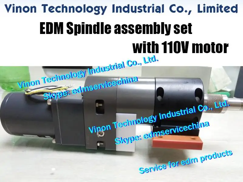 

edm Spindle assembly set with 110V Motor for DD703 Super drill EDM machine, CNC smalll hole edm drilling DD703 DK703