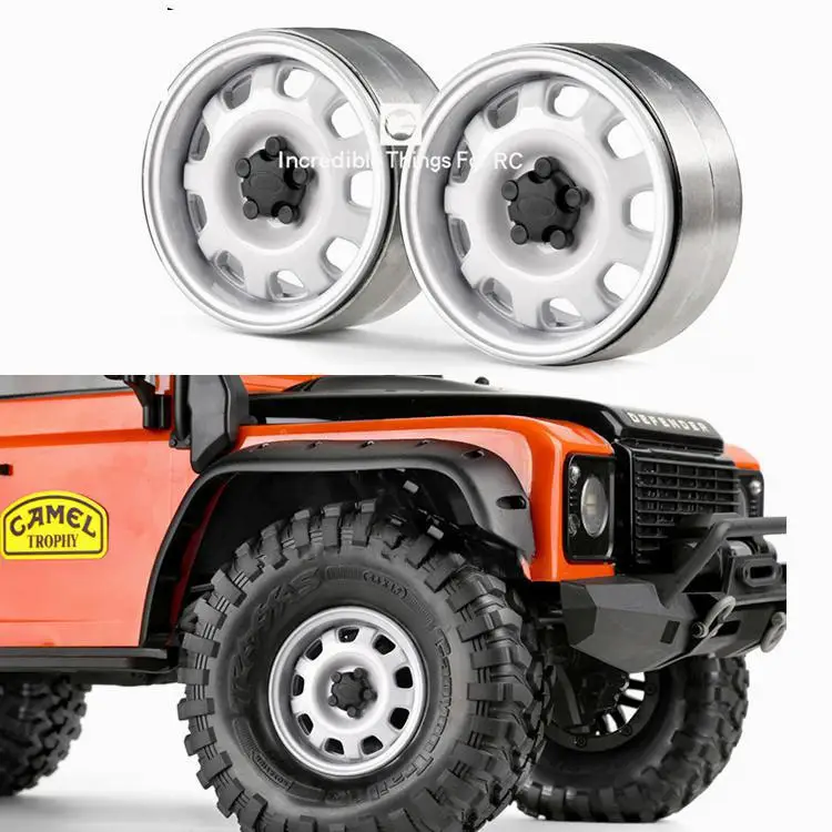 

For 1/10 RC model car 1.9 inch metal rim, Trax For TRX-4 Defender Mustang K5 TRX-6 D90 D110 Jeey Axial Scx10 90046