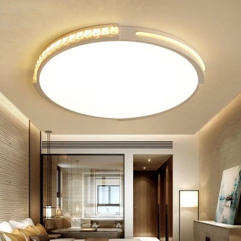 

Modern LED Ceiling Lights AC 90V-260V For Living Room Round Lustres Plafoniera LED Dimmer Ceiling Lamps Bedroom Luminar