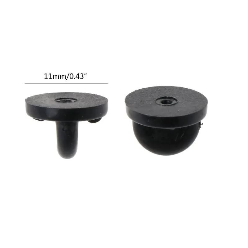 1set Black PVC Rubber Brooch Pin Backs Comfort Fit Tie Tack Lapel Pin Brooch Backing Holder Clasps Jewelry Findings