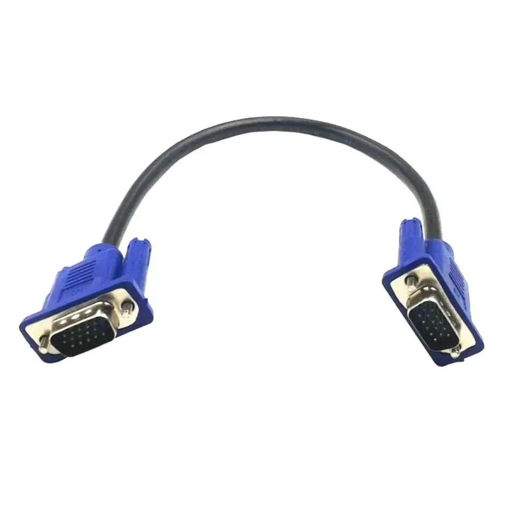 30cm Male to Male VGA Extension Cable Cord for PC Computer Monitor Projector Computer Cables & Connectors видеокарта