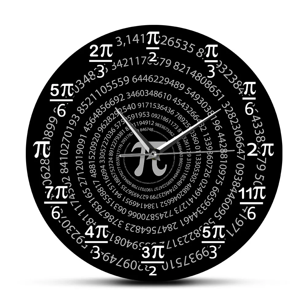 

Pi 3.14 Mathematics Wall Clock School Classroom Wall Decor Math Science Wall Art Decorative Wall Watch Pi Day Math Lovers Gifts