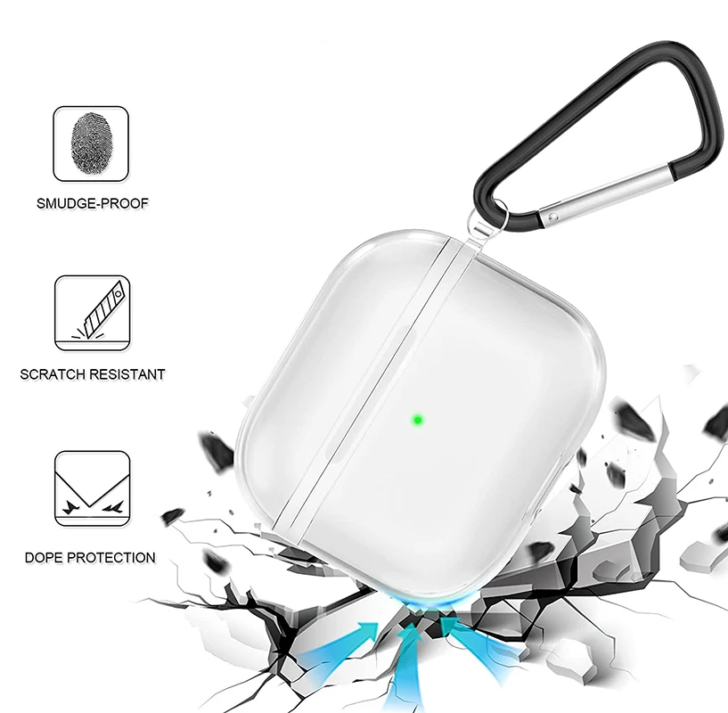 Funda para Airpods 3 bonita funda para auriculares INS funda transparente para Apple Airpod3 fundas de silicona inalámbricas Bluetooth airpods airpods 3 nuevo