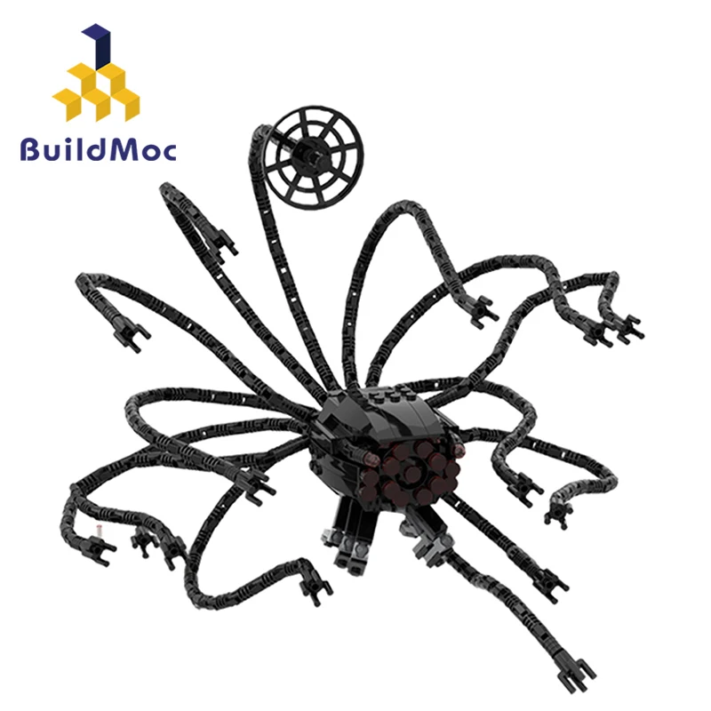 

Buildmoc Sci-fi Movies The Matrix Sentinel Octopus Robot enforcers of the Machines Model Building Blocks Toys For Children Gift