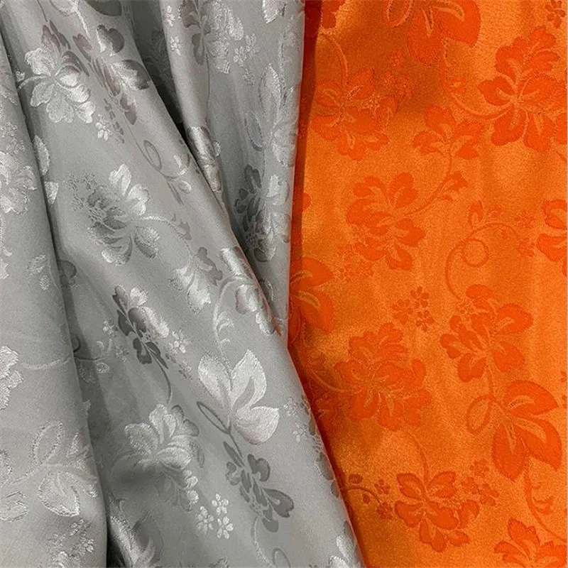 CF978 Flower Jacquard Brocade Stain Fabric, Chinese Style Clothes Fabrics, Curtains, Dresses, Casual Wear from 5m, 16Colors