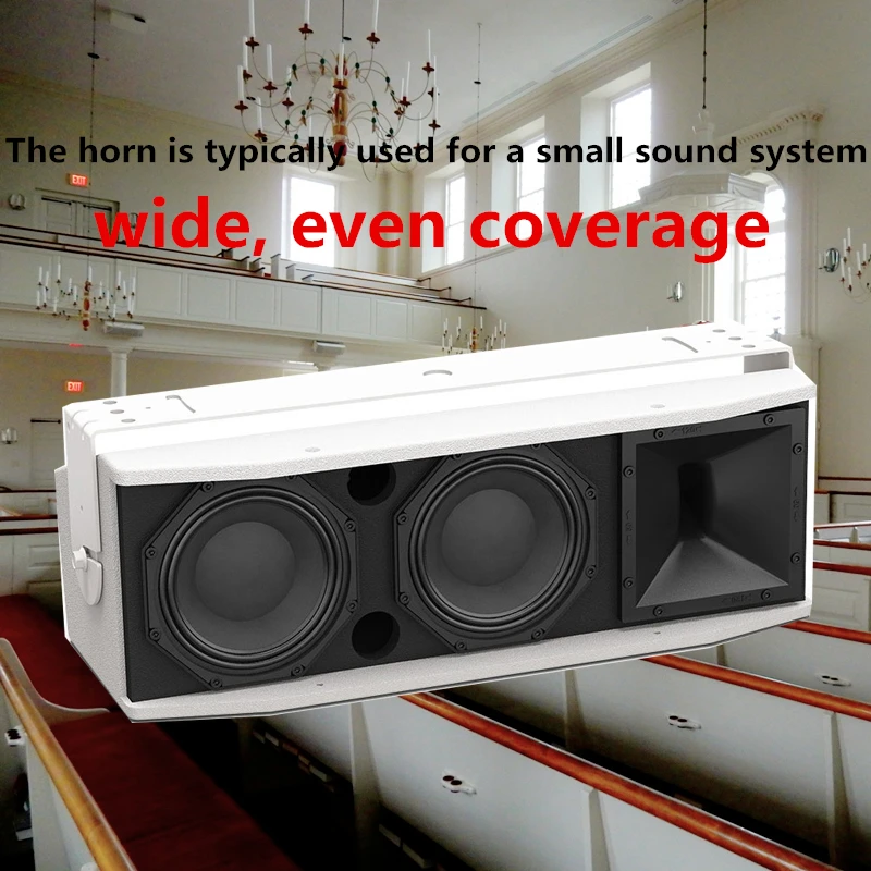 1 قطعة مكبر صوت DJ مكبر الصوت القرن 120 ° x60 ° RMU206 المتحدث الموجي للعنوان العام المهنية جهاز مزج الصوت وحدة التحكم المسرح المنزلي