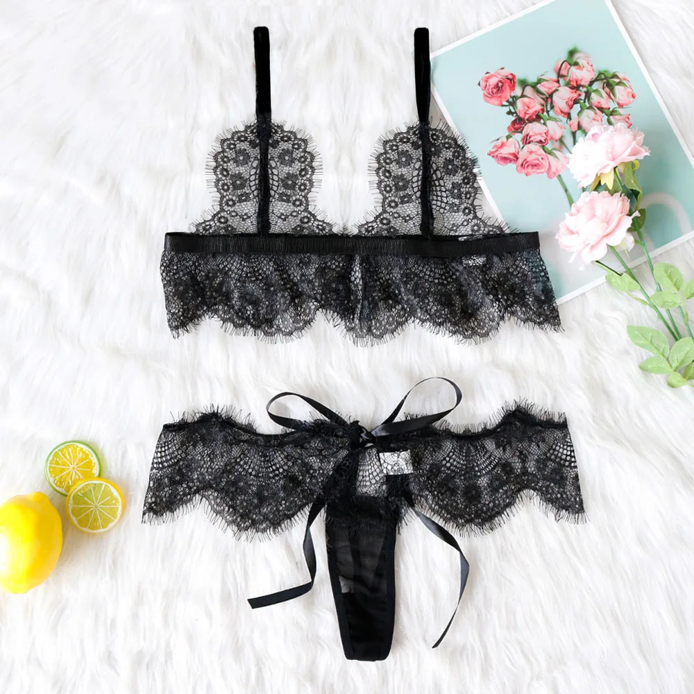 Sexy Exotic Lingerie Black Lace Underwear Women Porno Lingerie Femme Sexy Costumes Transparent Lingerie Sexy Hot Erotic