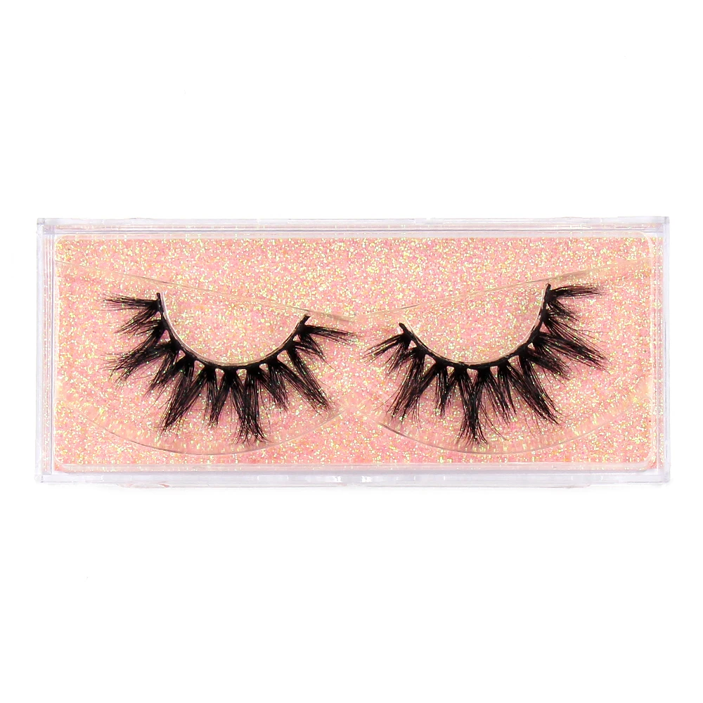 FOXESJI Makeup 3D Lashes Mink Eyelashes Cruelty free Handmade Fluffy Dramatic False Eyelashes Eye Lashes Cross Mink Lashes K03