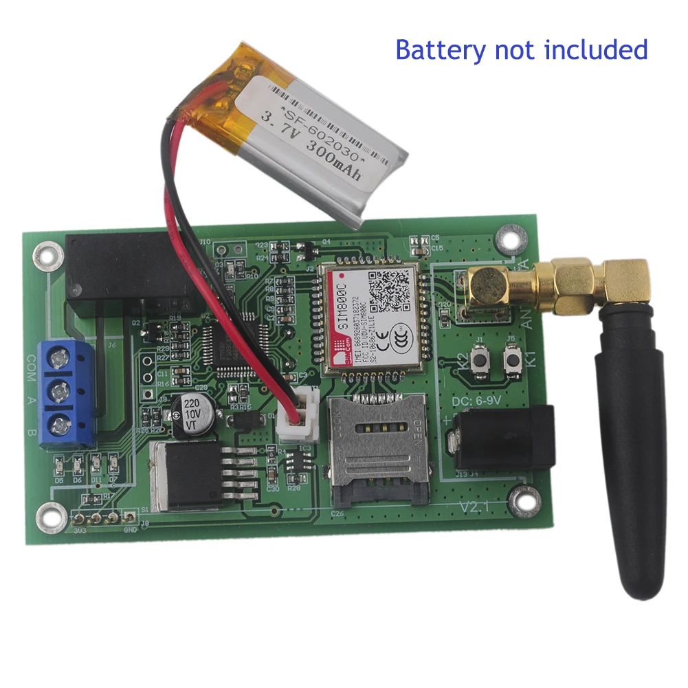 Imagem -06 - Módulo de Relé com Case Canal Chamada Sms Gsm Interruptor de Controle Remoto Ligar ou Cortar o Alarme Sim800c Stm32f103cbt6