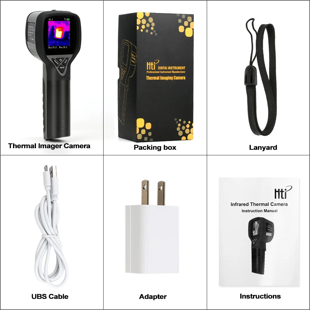 RZ termocamera professionale Mini LCD digitale palmare IR termocamera termometro a infrarossi pirometro a infrarossi Camer HT-175