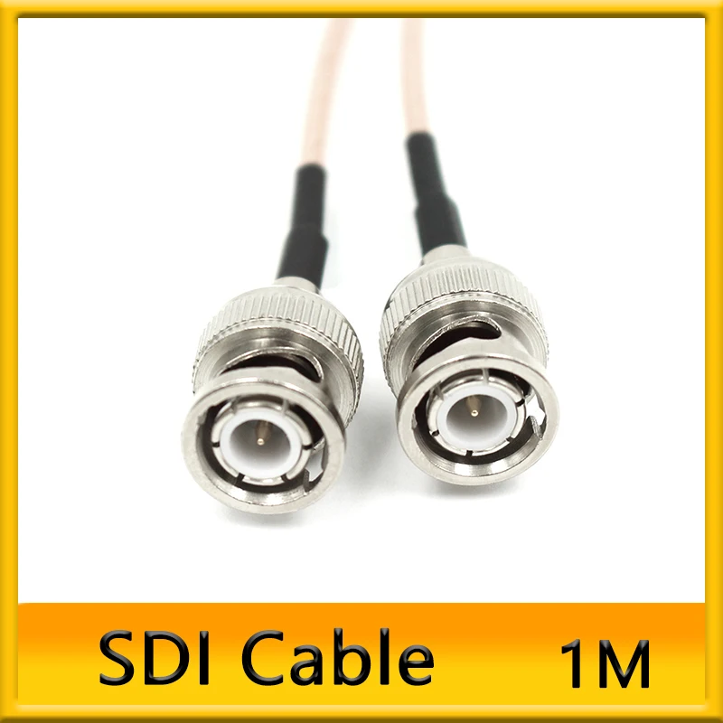 

SDI BNC Cable Video Connector Male HD 3G SD SDI for Camera Security CCTV Camera DVR System/BMCC 1m