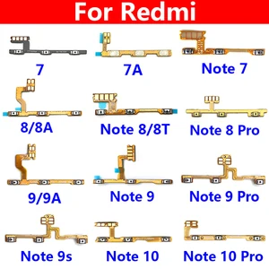 زر مستوى صوت الهاتف المحمول تشغيل / إيقاف تشغيل ل Xiaomi Redmi 7 7 8A 9 Note 7 8T 9 Pro 9S Mi 10T Lite 10 أعلى 8 زر طاقة للمبيعات على7 - رقم 2
