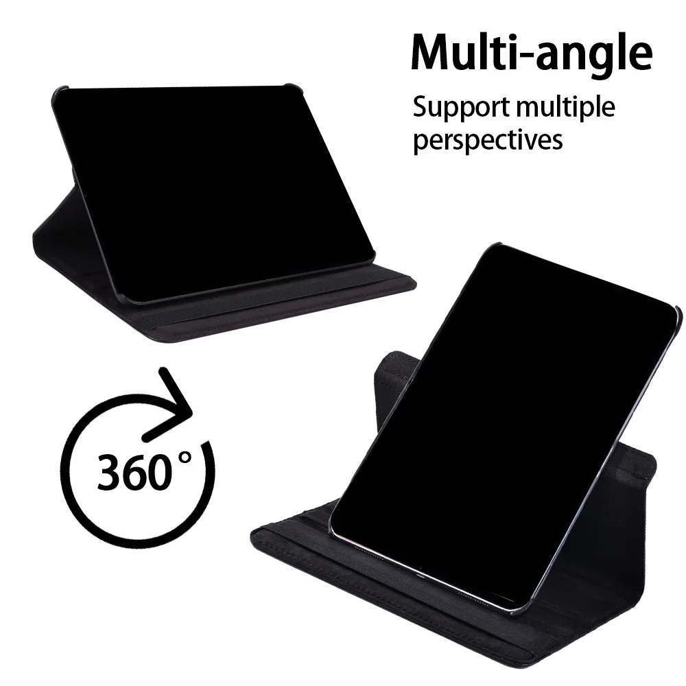 Вращающийся на 360° чехол для iPad Air 4, 10,9 дюймов, чехол для планшета из искусственной кожи с подставкой для Apple iPad Pro 11 2021 2020 2018 Funda