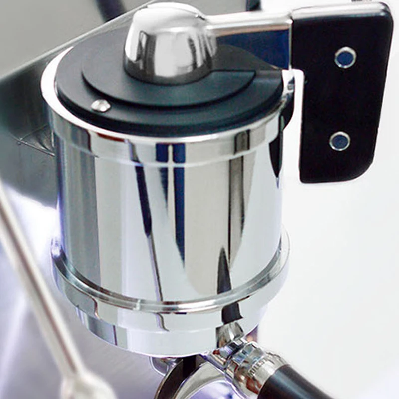 ماكينة صنع قهوة اسبريسو شبه أوتوماتيكية EM-40، غلاية مزدوجة، مضخة دوارة، ماكينة صنع القهوة التجارية المصنوعة من الفولاذ المقاوم للصدأ