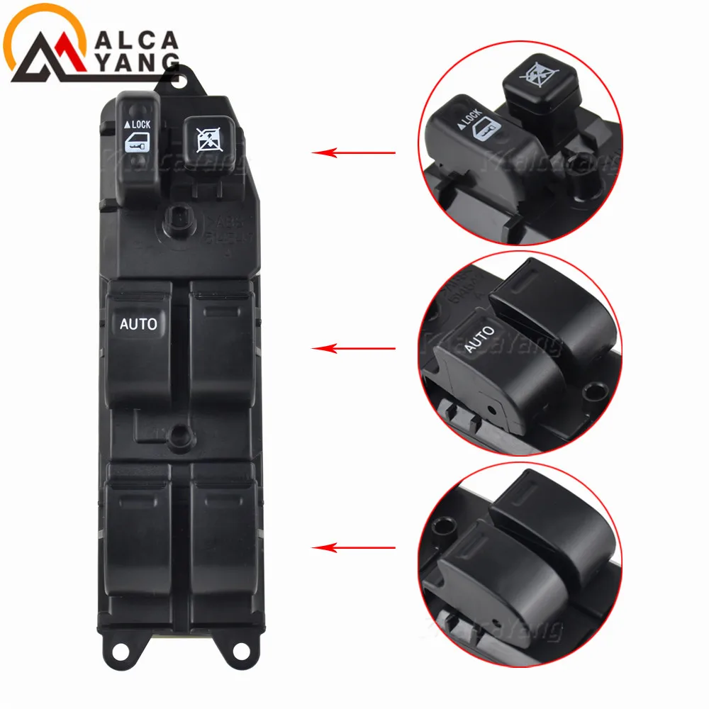 Front left driver side (LHD) Master Power Window Switch 84820-33180 84820-33240 for Toyota Camry 2001-2006 Auto Accessories