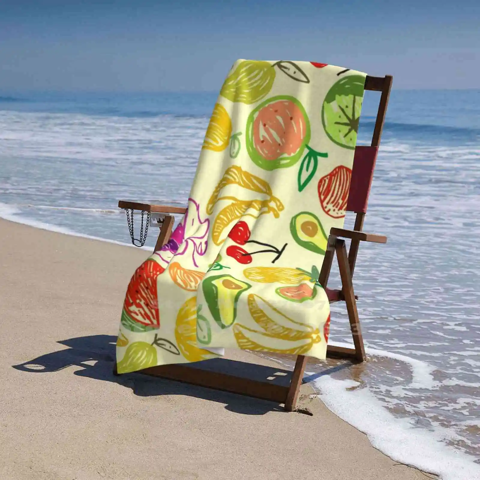 ديكور طباعة منشفة منشفة ناعمة Élément Citron Papillon Pastéque Feuilles Textile Repubacer Fleur Grafico Résumé Mosa ؟
