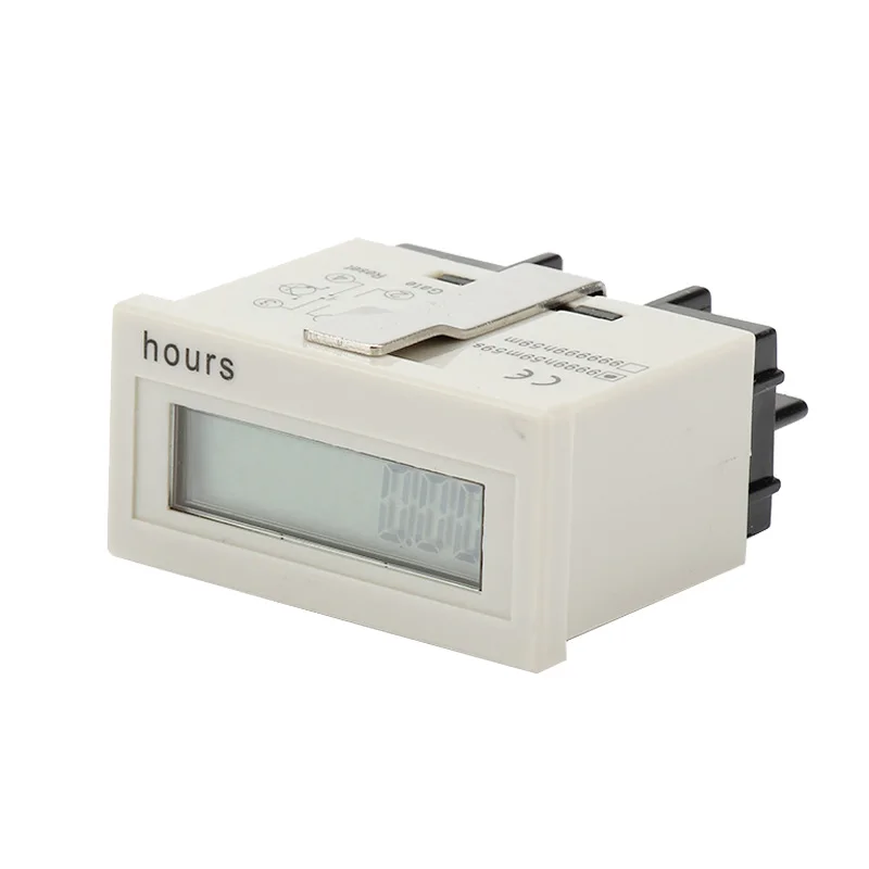 LCD Digit Pulse Counter Digital Timer 240v Voltage Electric Hour Merter Hour Counter AC 110V-120V DC 5V-30V input