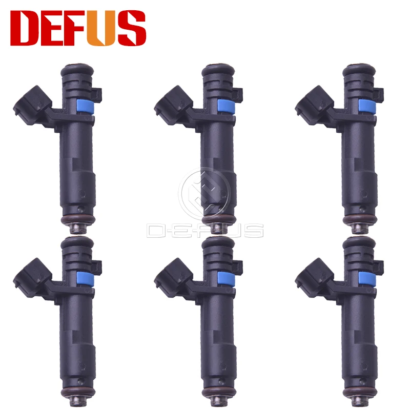 6x Bico Fuel Injector Nozzle OE A2C59517086 For Citroen C5 C4 GRAND PICASSO Peugeot 407 05-16 Flow Matched Engine Injection Part