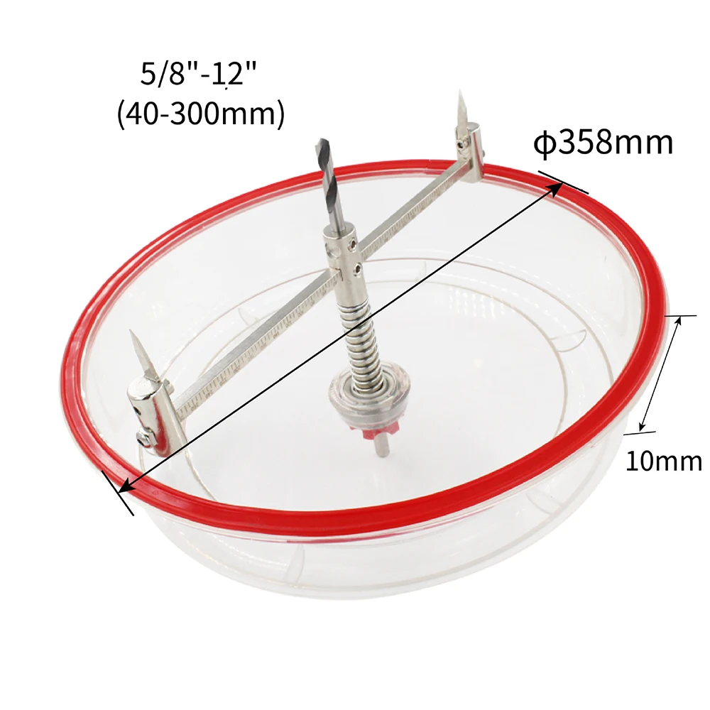 40-300MM Gypsum Board Opener Adjustable Hole Cutter With Cowling Variable Size Hole Cutting Set Large Hole Saw Circle Cutter