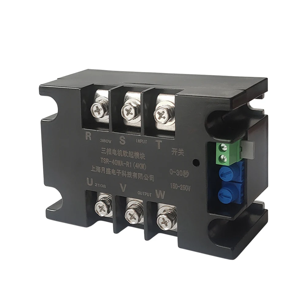 380V R  2kw 4kw 6kw 8kw 10kw 15kw 20kw Motor Soft Start Module Controller Starter Stop Heat Sink Three-phase Motor Slow Start