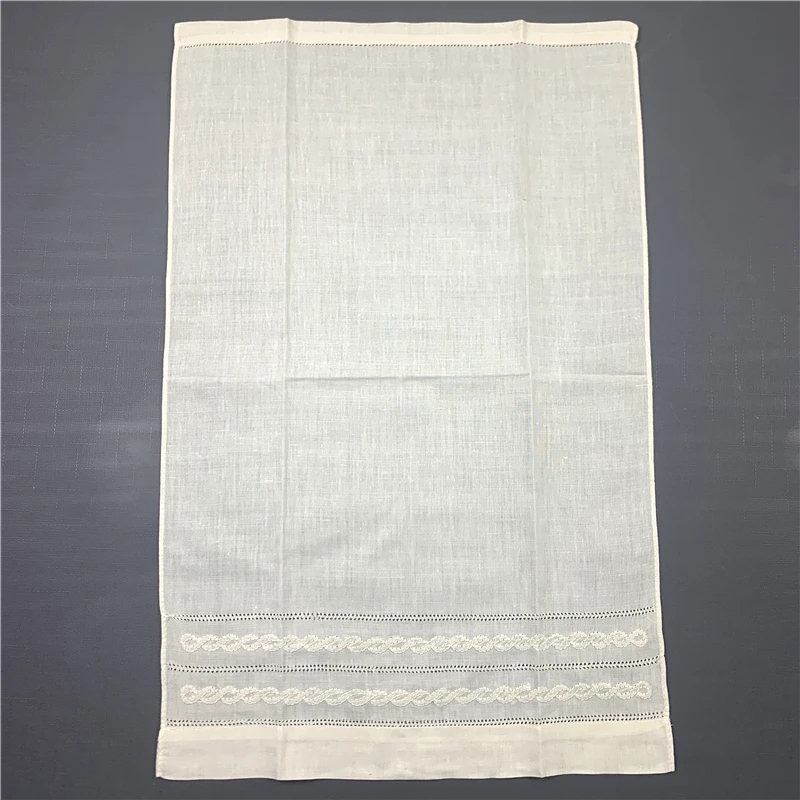 Handkerchiefs Towel Ecru Linen Tea Towel Cleaning Cloth Guest Hand Dish Kitchen Bathroom Towels