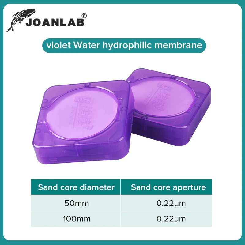 JOANLAB Lab filtr membranowy mikroporowata woda mikrofiltracja filtr membranowy organiczna mikrofiltracja membrana średnica 50/100mm