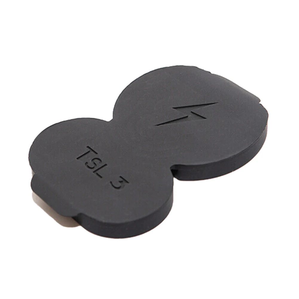 1pc Black Silicone Charging Port Cover for Tesla Model 3 European Version