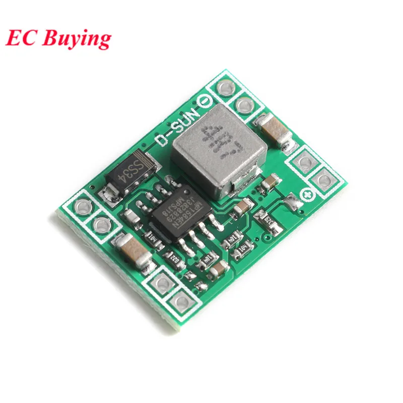 20Pcs/1pc Ultra-Small DC-DC MP1584 3A 3.3V 5V 9V 12V Adjustable Buck Step Down Converter Power Supply Module for Arduino LM2596