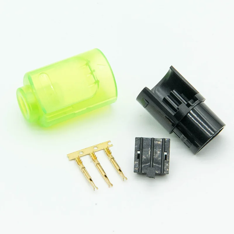 Replacement 3 Pin colorful male Connector Game Controller Socket plug for N64 wired controller