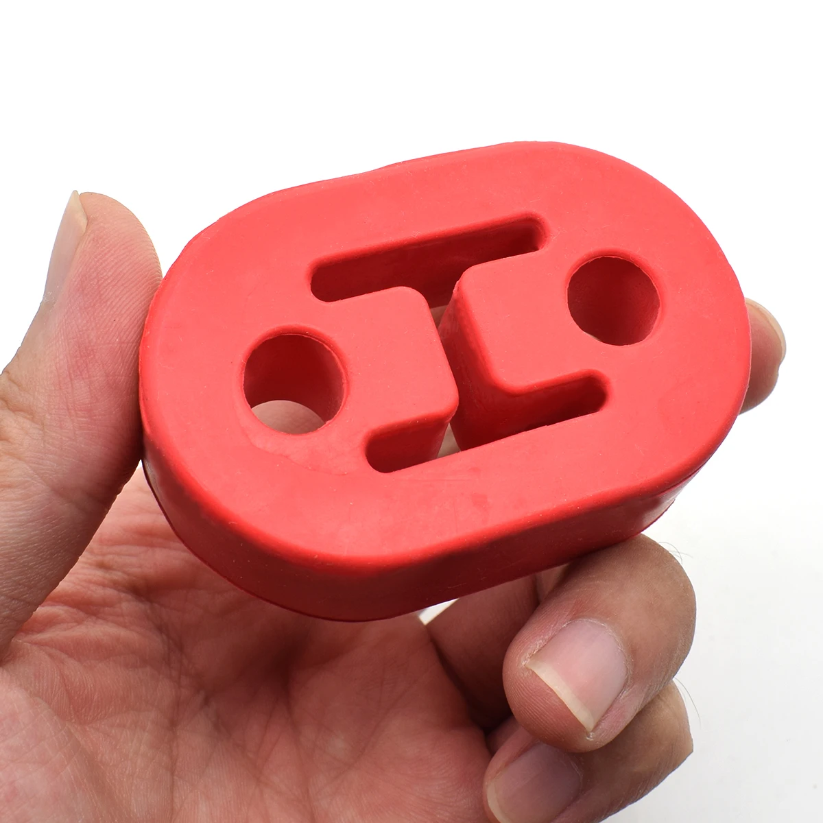 Universal Car Polyurethane Exhaust Tail Pipe Mount Bracket Hanger Insulator Muffler Grommet Bush Rod Support 11mm 2 Holes Repair