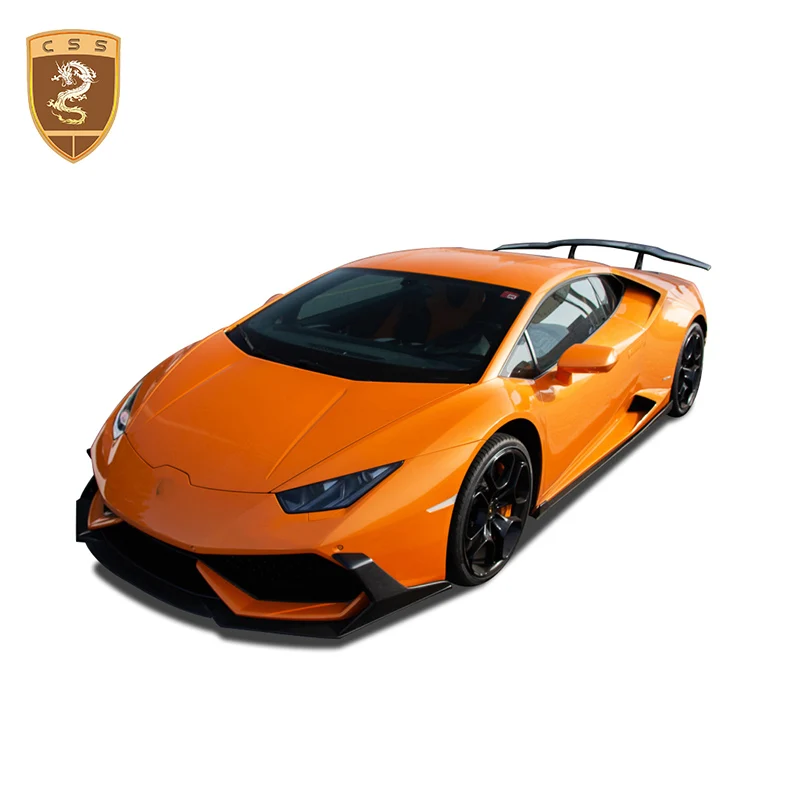 

Real Carbon Fiber Front Bumper Lip For Lamborgini Huracan LP610 Modifted DMC Style Carbon Fiber Front Lip CSSYL Auto Accessories