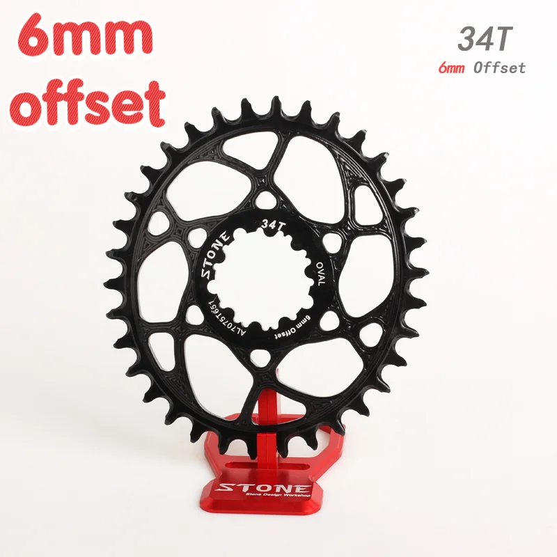 

Oval Chainring 6mm offset for xx1 Eagle GX X01 X0 X9 S R M 1x System Crank Narrow Wide